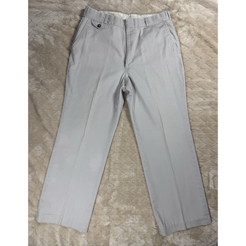 Thomson Pants Men’s Flat Front 34X30 Well Worn Straight Leg Vintage